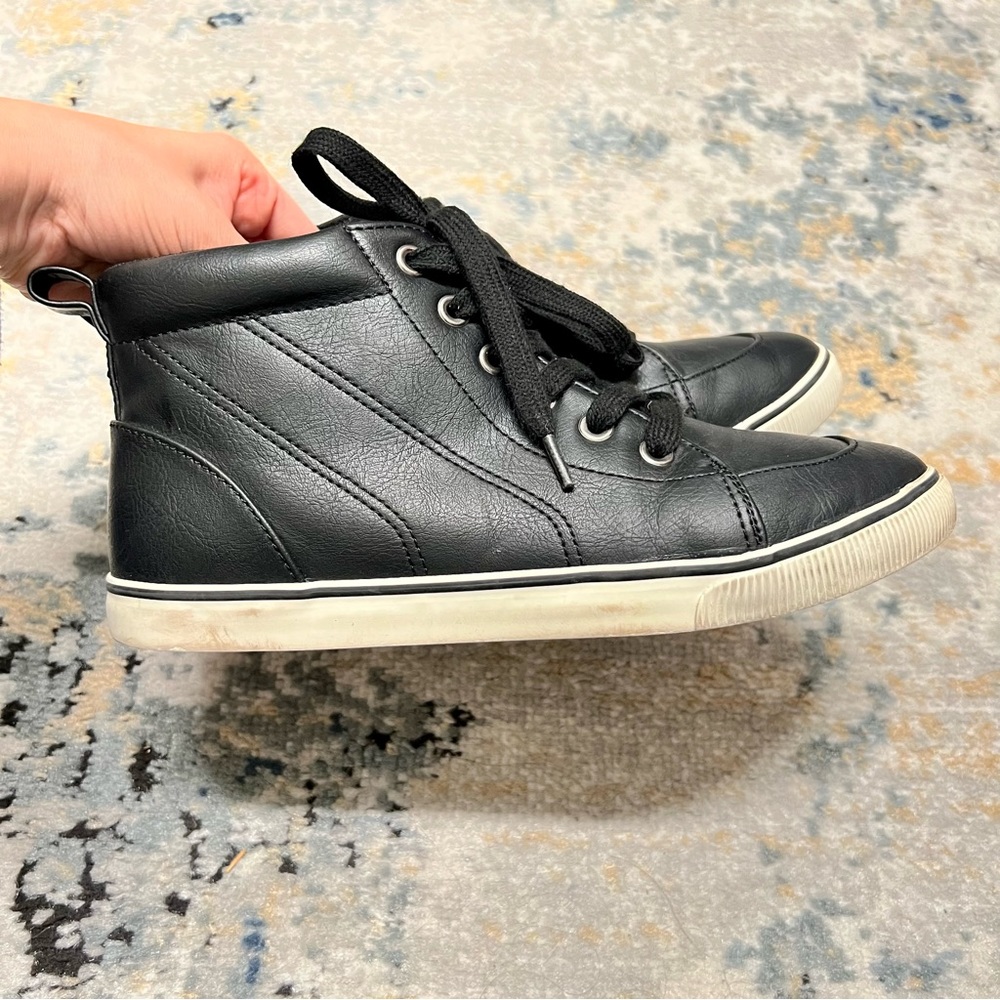 Cat and Jack Black high top sneakers